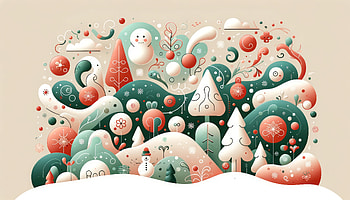 Enchanting Christmas Whimsy, cute christmas, winter, snowman, snowy landscape, tree HD wallpaper