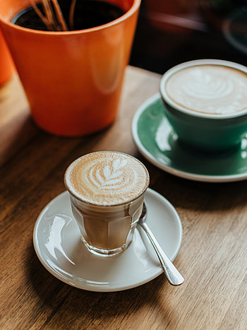 Food, Wood, Wooden, Glass, Table, Cappuccino, Drink, Beverage HD phone wallpaper