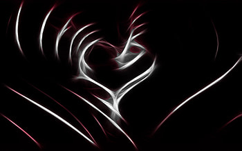 Abstract, Hearts, Line HD wallpaper