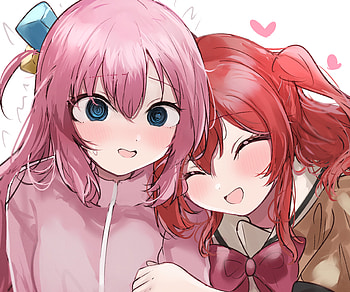 Hitori Gotou & Ikuyo Kita, Ikuyo Kita, Hitori Gotou, Anime, Bocchi the Rock! HD wallpaper