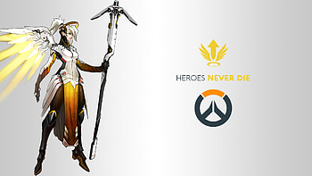 Mercy, Overwatch, , Games HD wallpaper