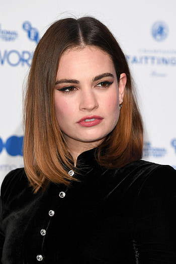 Lily James, Feelings hurt, Embarrassed encounter, Dominic West's behavior HD phone wallpaper