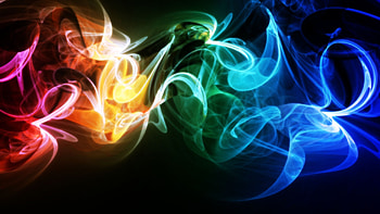 Abstract colorful fire HD wallpaper