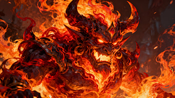 Ganon: Inferno King — Ultra, Ganon (The Legend Of Zelda), demon, fire HD wallpaper