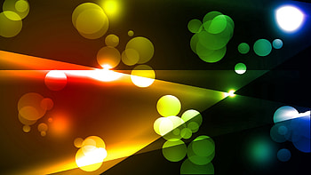 Abstract, Rainbow, Glare, Circles, Glass, Iridescent HD wallpaper
