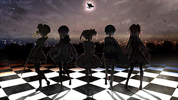 Madoka Magica, Artistic , Surreal, Dark HD wallpaper