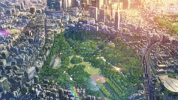 city, The Garden Of Words, Makoto Shinkai / and Mobile Backgrounds HD wallpaper