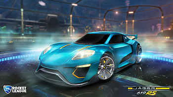 Blue Car Rocket League HD wallpaper