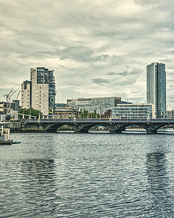 Cities, Rivers, Architecture, City, Building, Bridge HD phone wallpaper