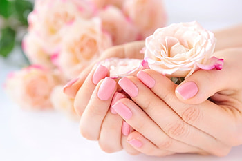 *, soft, hands, flowers, nails HD wallpaper
