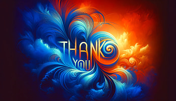 Abstract Fire and Ice Thank You, thank you, Abstract, colorful, swirl, design HD wallpaper