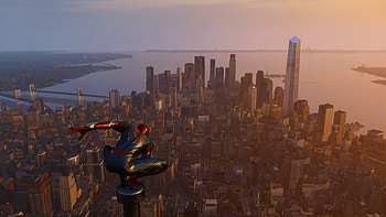 Spiderman Ps4 At City Edge , spiderman-ps4, spiderman, games, 2018-games, ps-games HD wallpaper