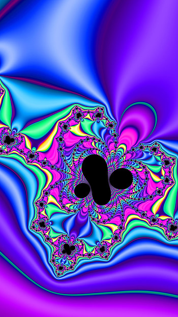 Trippy Psychedelic Fractal, Abstract, fractal HD phone wallpaper