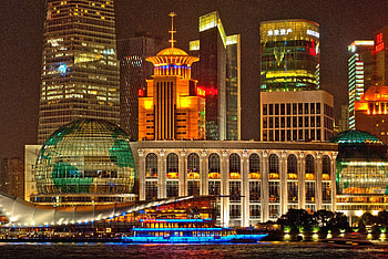 Cities, Night, Building, Skyscrapers, Shanghai HD wallpaper