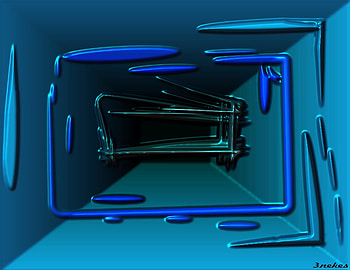 Screen, monitor, abstract, lines HD wallpaper