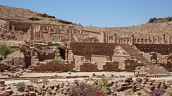 Petra, Silent and empty, Pandemic impact, Jordan tourism HD wallpaper