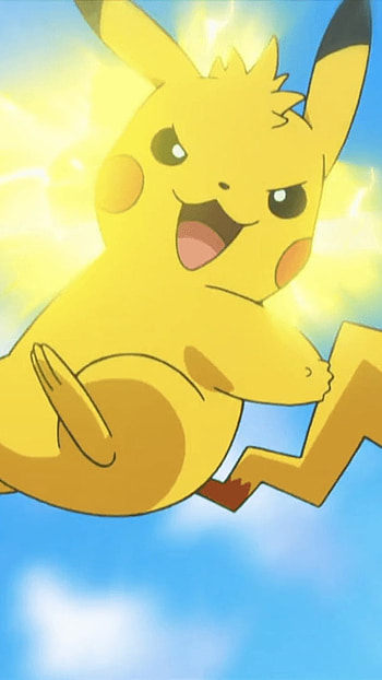 Pikachu, cloud HD phone wallpaper
