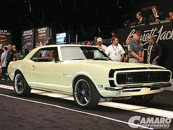 Barrett Jackson Auction Chevrolet Camaros Bidding Wars , 350 engine, bowtie, gm, cream HD wallpaper