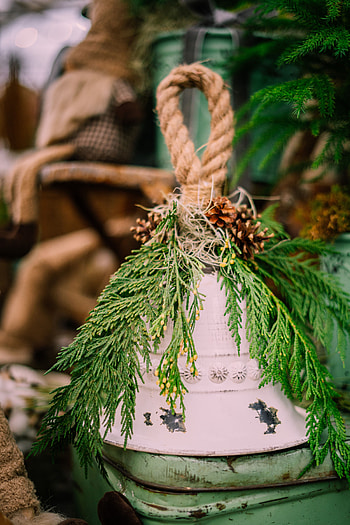 Holidays, Cones, New Year, Christmas, Branches, Decoration, Bell HD phone wallpaper