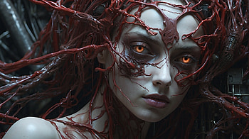 Nightmarish creature lurks around, Nightmare, creature, dark, scary, devil HD wallpaper