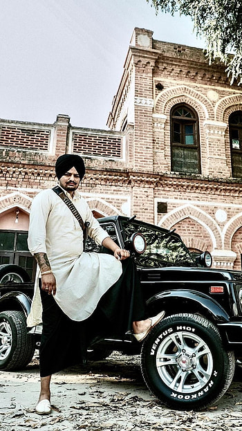Sidhu Moose Wala, Black Jeep, Background HD phone wallpaper