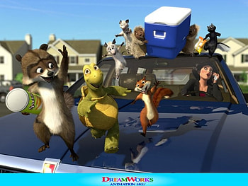 Over the Hedge, dreamworks, 3d animation HD wallpaper