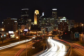 Minneapolis, Travels, Ryan Anderson, Silent night HD wallpaper