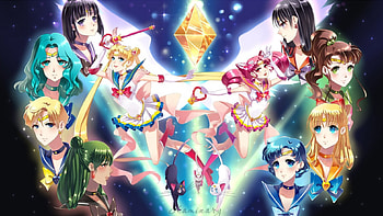 Sailor Moon Super S, inner senshi, diana, artemis, sailor mars, sailor uranus, super s, sailor venus, sailor mercury, sailor jupiter, sailor neptune, outer senshi, sailor chibi moon, sailor moon, luna, sailor pluto, sailor saturn HD wallpaper
