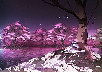 Saigyouji Yuyuko Saigyouji Yuyuko HD wallpaper