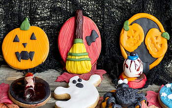 Holiday Halloween Cookies, Sugar, Cookies, Ghosts, Holiday, Frosting, Halloween HD wallpaper