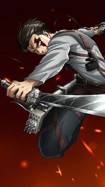 Levi, art, entertainment, AoT, anime HD phone wallpaper