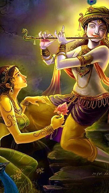 Radha Krishna, Kishori Kishore HD phone wallpaper