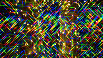 Sparkle Garland Lights Glow Abstraction Abstract HD wallpaper