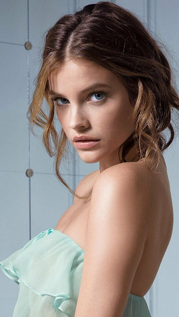 Victoria's Secret, Barbara Palvin, Blue dress , ultra HD phone wallpaper