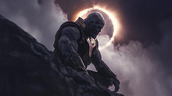Thanos Strikes Again, thanos, supervillain, superheroes, artwork, digital-art, ai HD wallpaper