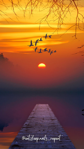 Make today lock screen, afterglow, sky, sunrise HD phone wallpaper