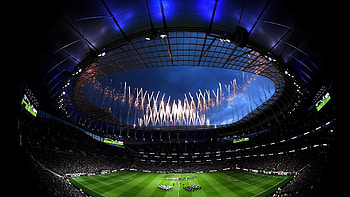 Tottenham Hotspur Stadium, Stadium backgrounds, Tottenham Hotspur FC, Sports HD wallpaper