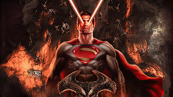 Superman Laser Eye , superman, superheroes, artwork, artist, behance HD wallpaper