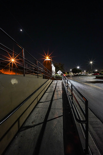 Cities, City, Construction, Design, Street, Transition, Handrails HD phone wallpaper