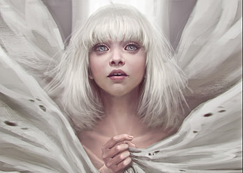 Sia Artwork, sia, music, singer, artwork, digital-art, artist, deviantart HD wallpaper