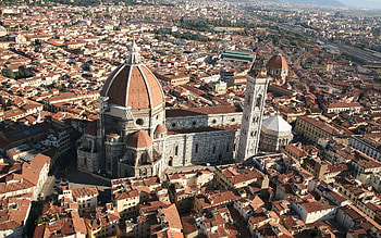 Piazza del Duomo, Florence HD wallpaper