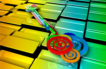 Rainbow, Circles, 3D, Surface, Form, Iridescent, Cuba HD wallpaper