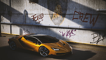 Lamborghini Centenario Yellow Cgi 2021 , lamborghini-centenario, lamborghini, cars, behance, cgi HD wallpaper