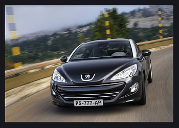 Peugeot-RCZ, black, fun, car, beautiful, speed, beauty, road trip, fast, road, sports car HD wallpaper