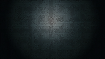 Enigmatic mazes, Mind-bending puzzles, Twisted corridors, Labyrinth of mystery HD wallpaper
