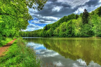 Landscape, Nature, Rivers, r, Germany, Tropica, Tropic, Hessen Lich HD wallpaper