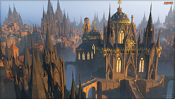Orzhov Magic The Gathering, video game, Magic: The Gathering, castle HD wallpaper