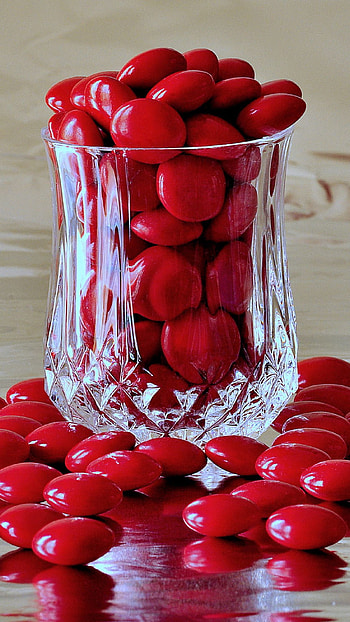 Red Colour, Red Colour Gems, Red Gems HD phone wallpaper