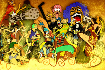 One Piece - New World, nami, sanji, brook, one piece, boa, chopper, usopp, franky, luffy, zoro, jinbei, straw hat pirates, hancock, robin HD wallpaper