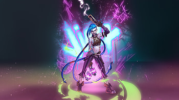 Jinx Lol Artwork, jinx-league-of-legends, league-of-legends, games, 2024-games, artstation, artwork, art, digital-art, video-games HD wallpaper
